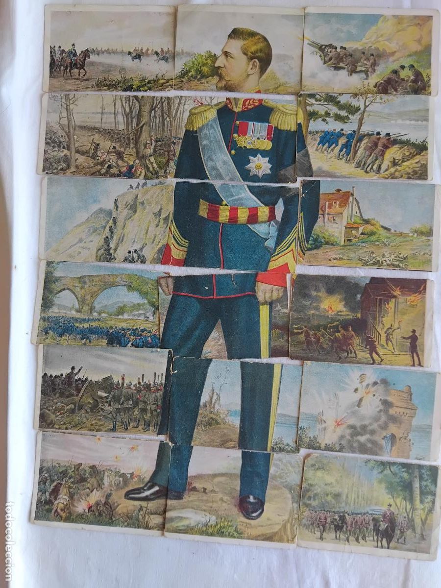 Coleccionismo cromos antiguos: GRAN GUERRA (1914-1918) RUMANIA COLECCION COMPLETA 18 CROMOS. CHOCOLATES JAIME BOIX.