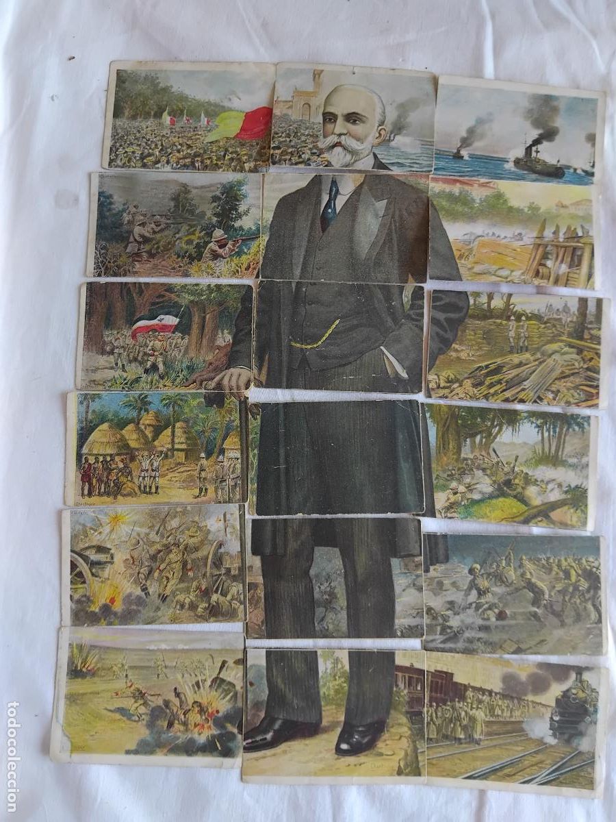 Coleccionismo cromos antiguos: GRAN GUERRA (1914-1918) PORTUGAL COLECCION COMPLETA 18 CROMOS. CHOCOLATES JAIME BOIX.