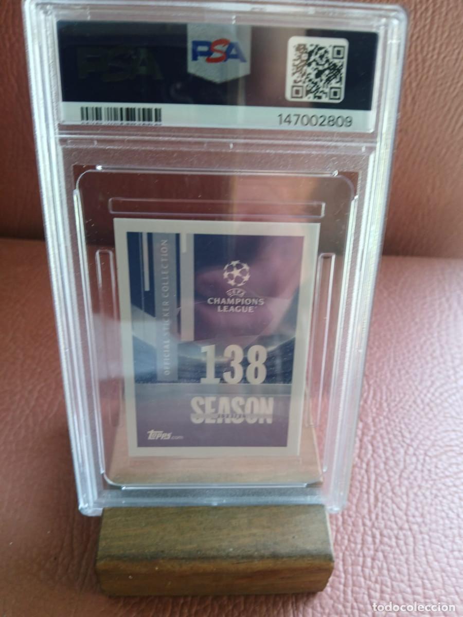 Coleccionismo cromos antiguos: 23-24 TOPPS UCL STICKERS. LAMINE YAMAL ROOKIE PSA7