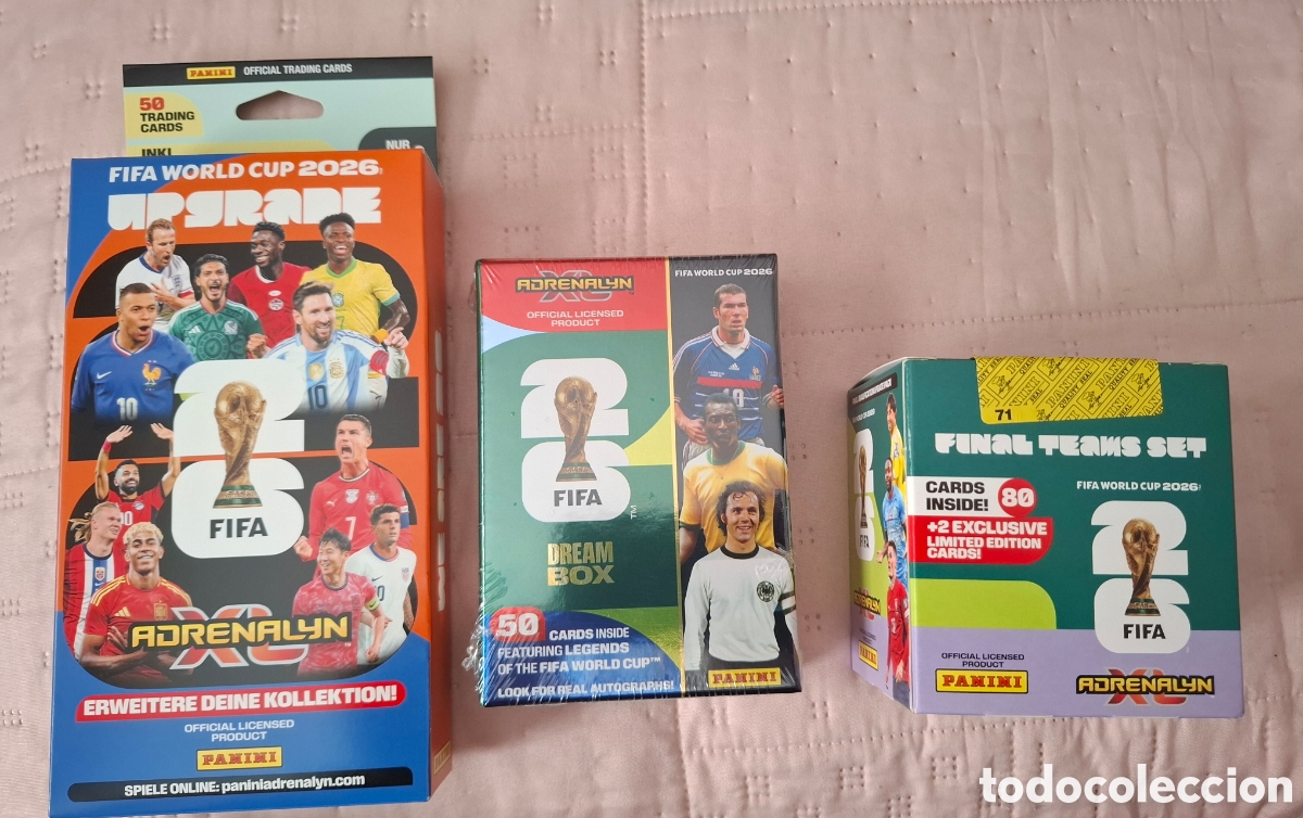 Coleccionismo cromos antiguos: Lote adrenalyn mundial 2026 Dream box, actualizaci&oacute;n...