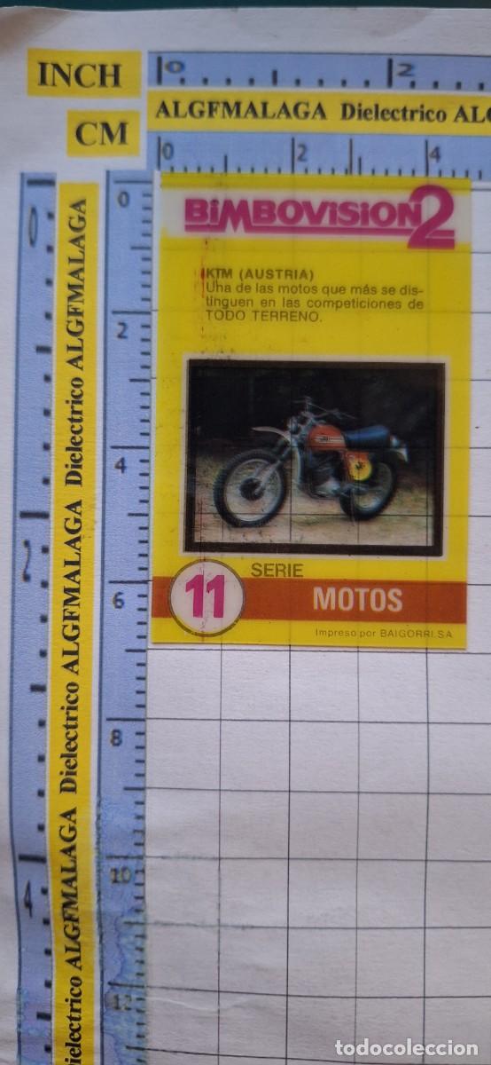 Collezionismo Figurine antiche: CROMO CROMITO DE CHUCHER&Iacute;AS DULCES CHOCOLATINAS. BIMBO BIMBOVISION 2 SERIE 11 MOTOS KTM
