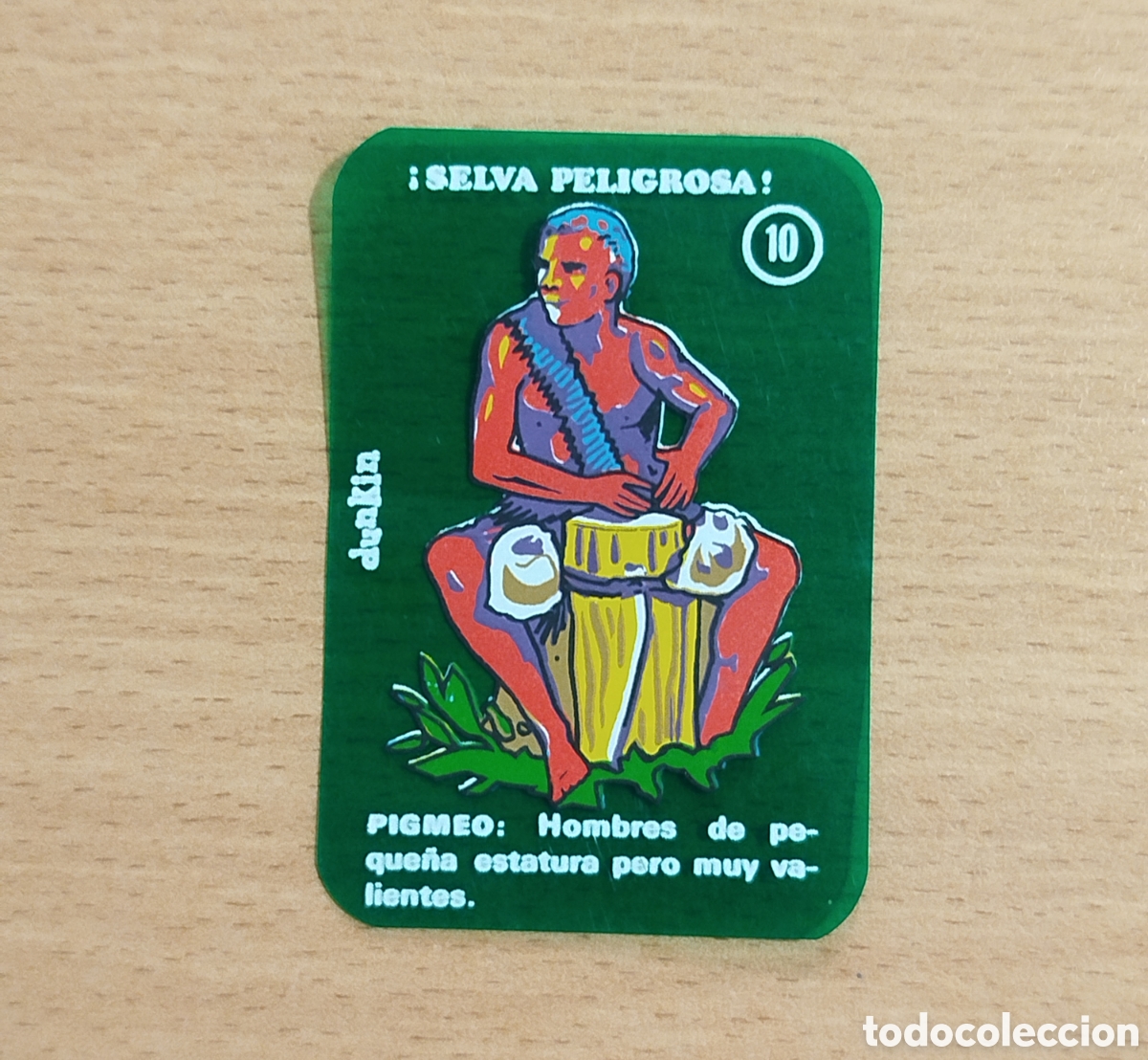 Coleccionismo cromos antiguos: DUNKIN &iexcl; SELVA PELIGROSA ! PIGMEO N&deg; 10 CROMO