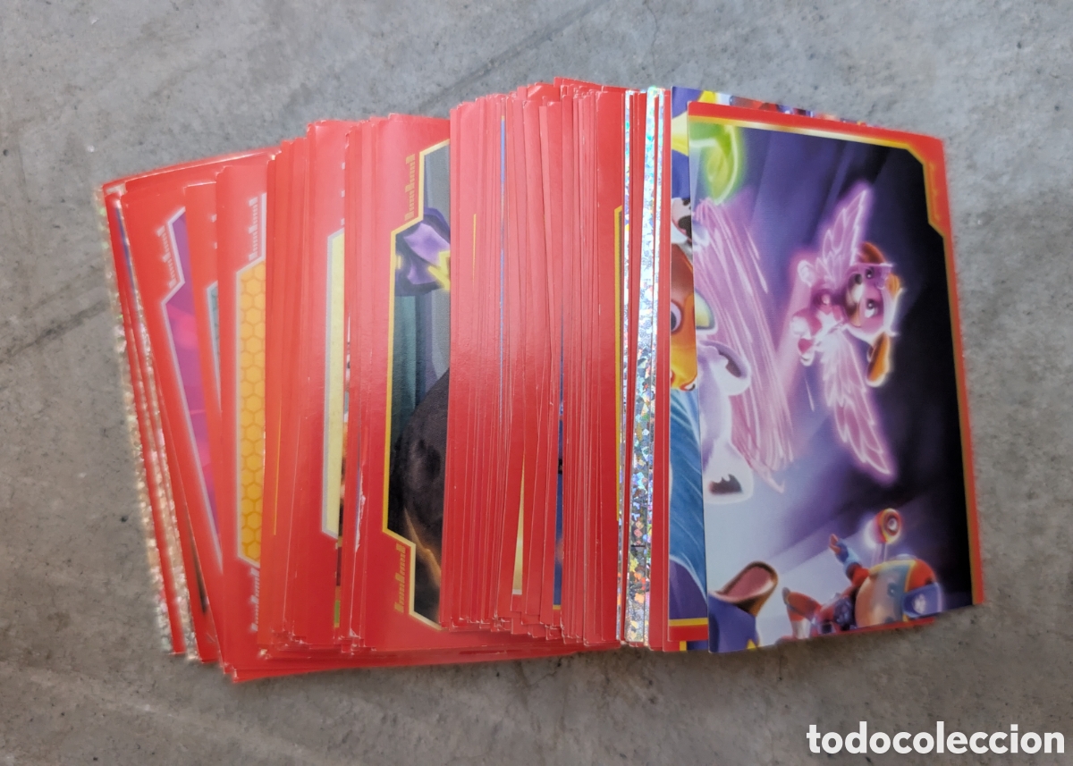 Coleccionismo cromos antiguos: Patrulla Canina Mighty Pups, Panini, colecci&oacute;n completa sin pegar (sin &aacute;lbum)