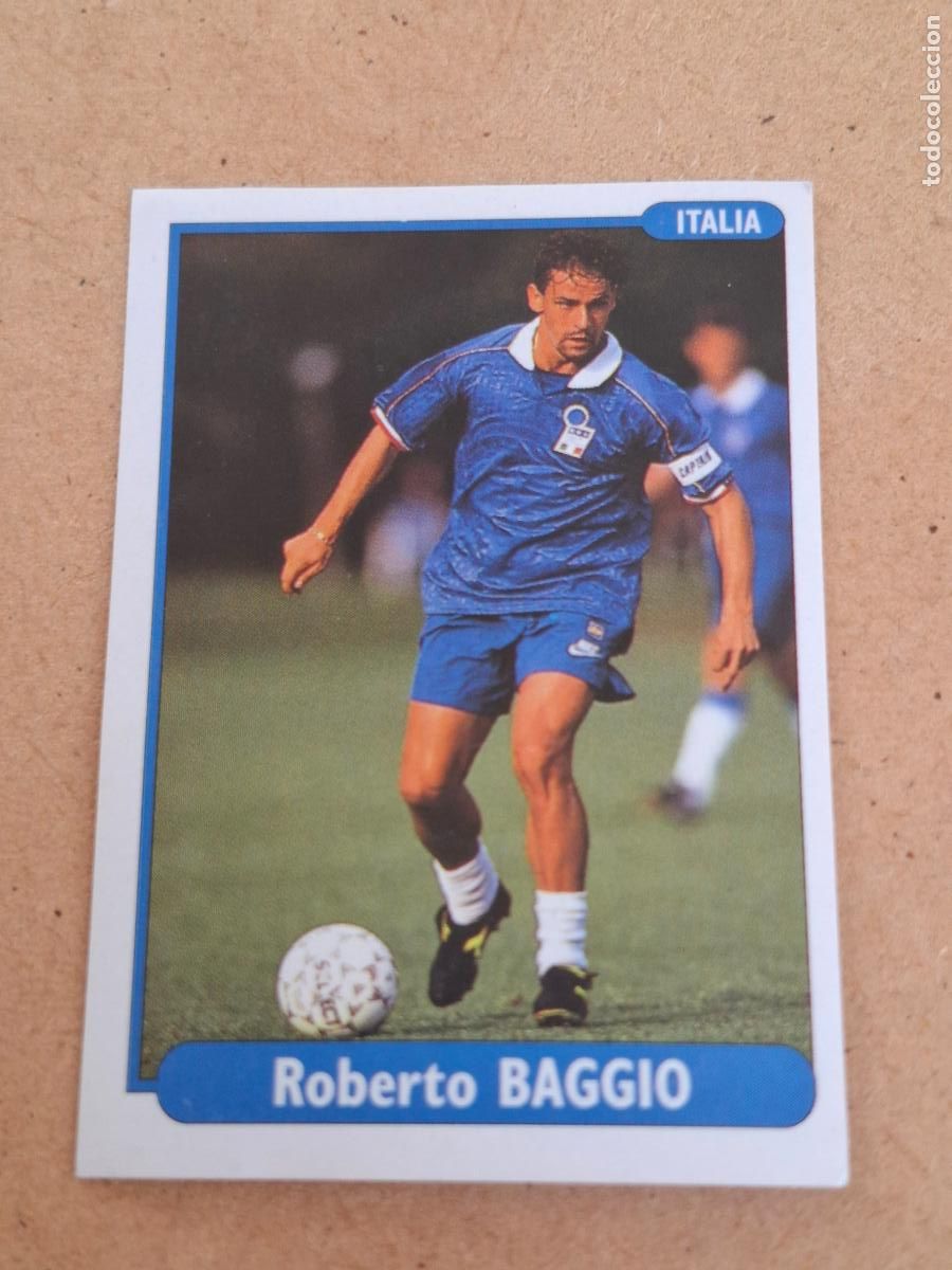 Coleccionismo cromos antiguos: EURO FOOT 96 - DS ITALY - 196 ROBERTO BAGGIO - ITALIA - ( NUNCA PEGADO ) - CP8