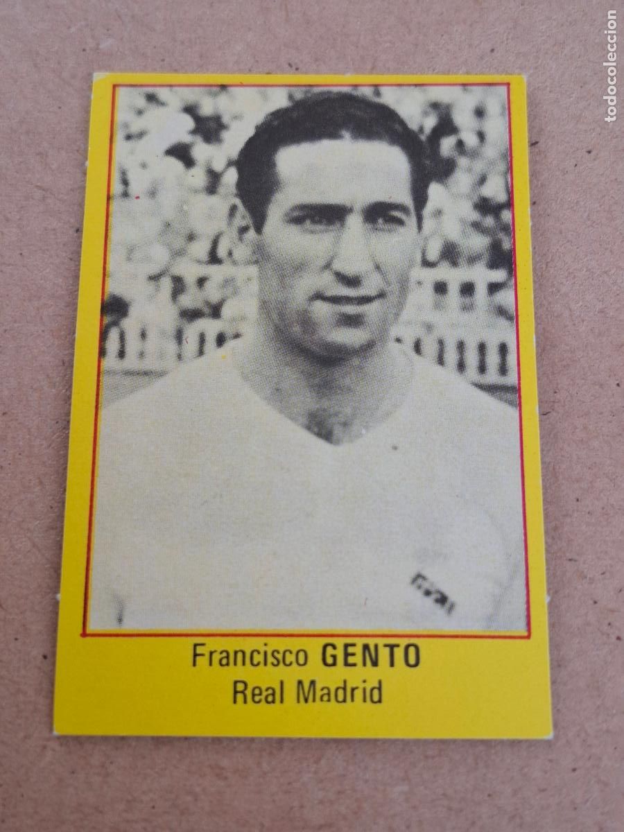 Coleccionismo cromos antiguos: SUPER F&Uacute;TBOL 84 - ROLL&Aacute;N - GENTO - REAL MADRID ( NUNCA PEGADO ) - CP8