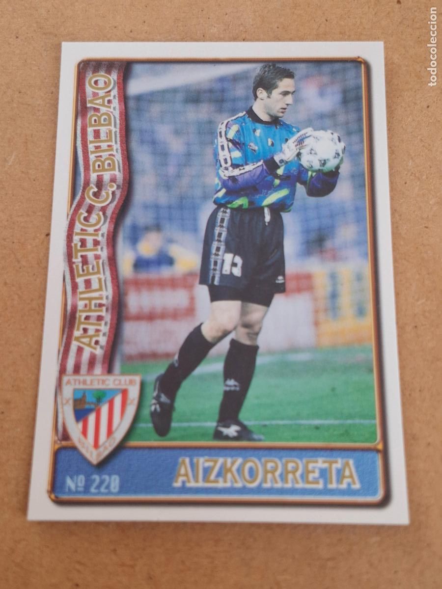 Sammeln alte Sammelbilder: MUNDICROMO 96 97 1996 1997 - 220 AIZKORRETA ( BAJA ) - ATHLETIC CLUB