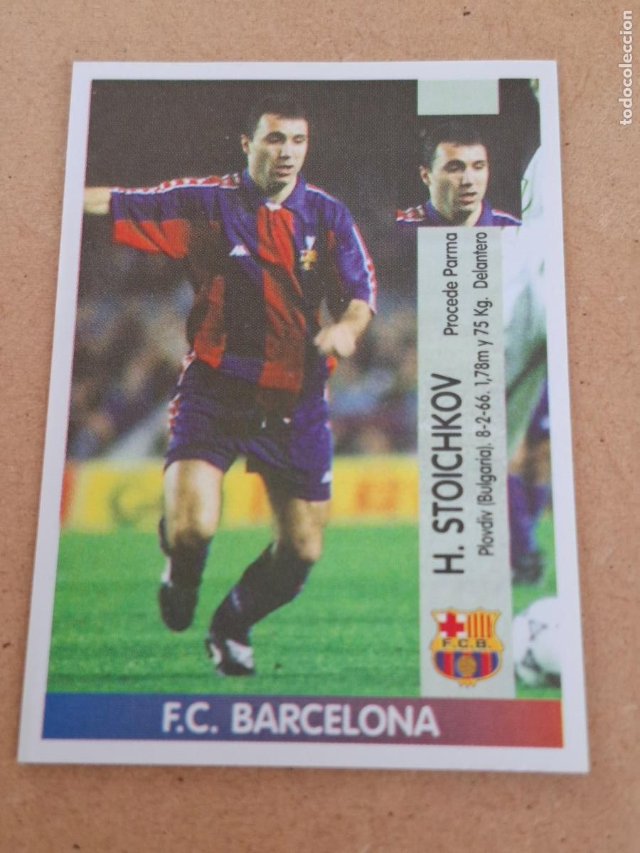 Coleccionismo cromos antiguos: LIGA 96 97 1996 1997 - PANINI - 46-A STOICHKOV - FC. BARCELONA - CP8