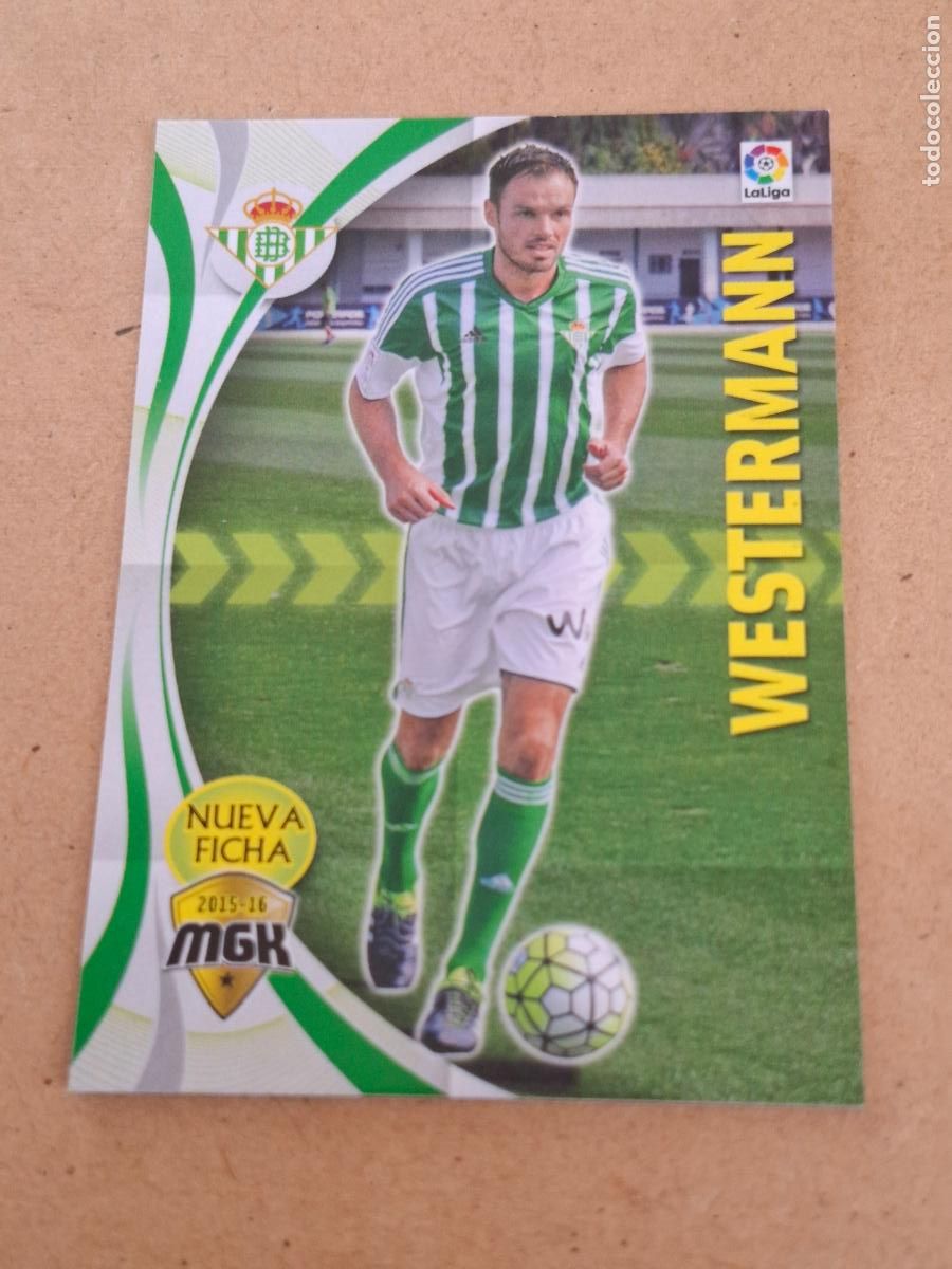 Coleccionismo cromos antiguos: MEGACRACKS 2015 2016 15 16 - PANINI - 88 BIS WESTERMANN ( NUEVA FICHA ) - REAL BETIS CP8