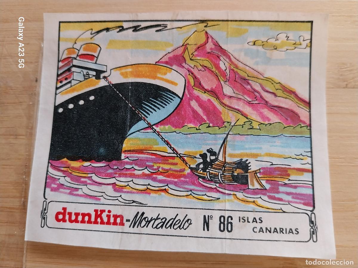 Coleccionismo cromos antiguos: DUNKIN MORTADELO A&Ntilde;O 1971 EL MEDALLON ROBADO CROMO 86 ISLAS CANARIAS ... RECUPERADO ORIGINAL A&Ntilde;O