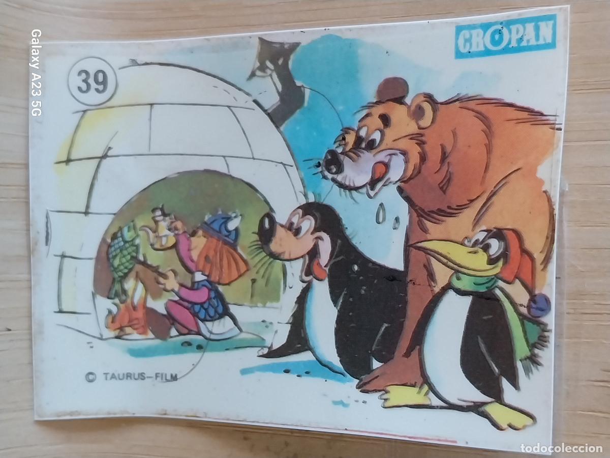 Coleccionismo cromos antiguos: CROPAN WICKIE VICKY WICKY VIKINGO A&Ntilde;OS 70 CROMO 39 ORIGINAL PL&Aacute;STICO LEER