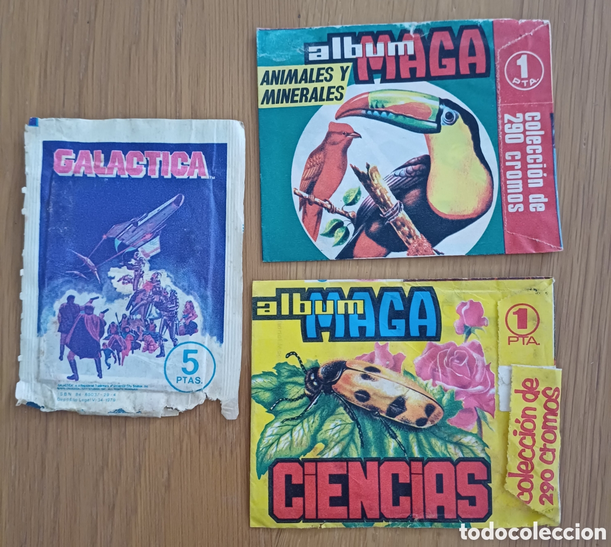 Coleccionismo cromos antiguos: Lote sobres de cromos sin abrir - Foto 4