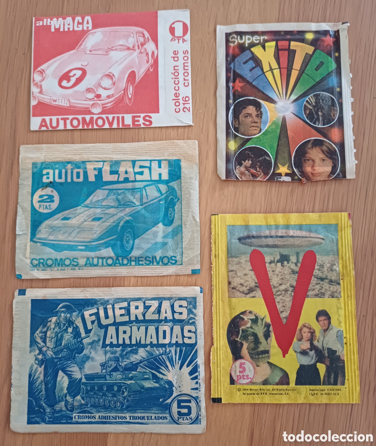 Coleccionismo cromos antiguos: Lote sobres de cromos sin abrir