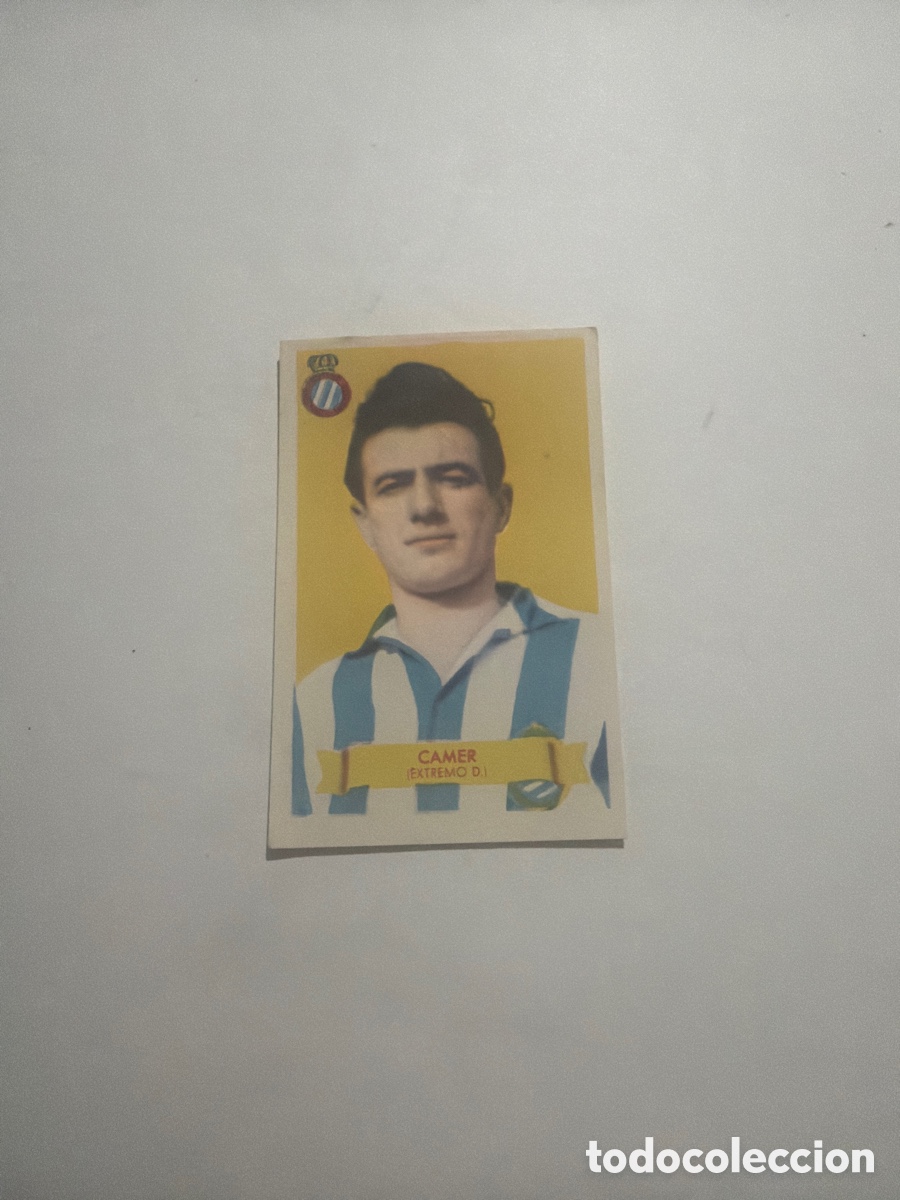 Coleccionismo cromos antiguos: F&uacute;tbol Bruguera 1949, Camer, Espa&ntilde;ol.