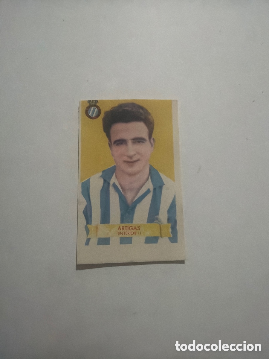 Coleccionismo cromos antiguos: F&uacute;tbol Bruguera 1949, Artigas, Espa&ntilde;ol.