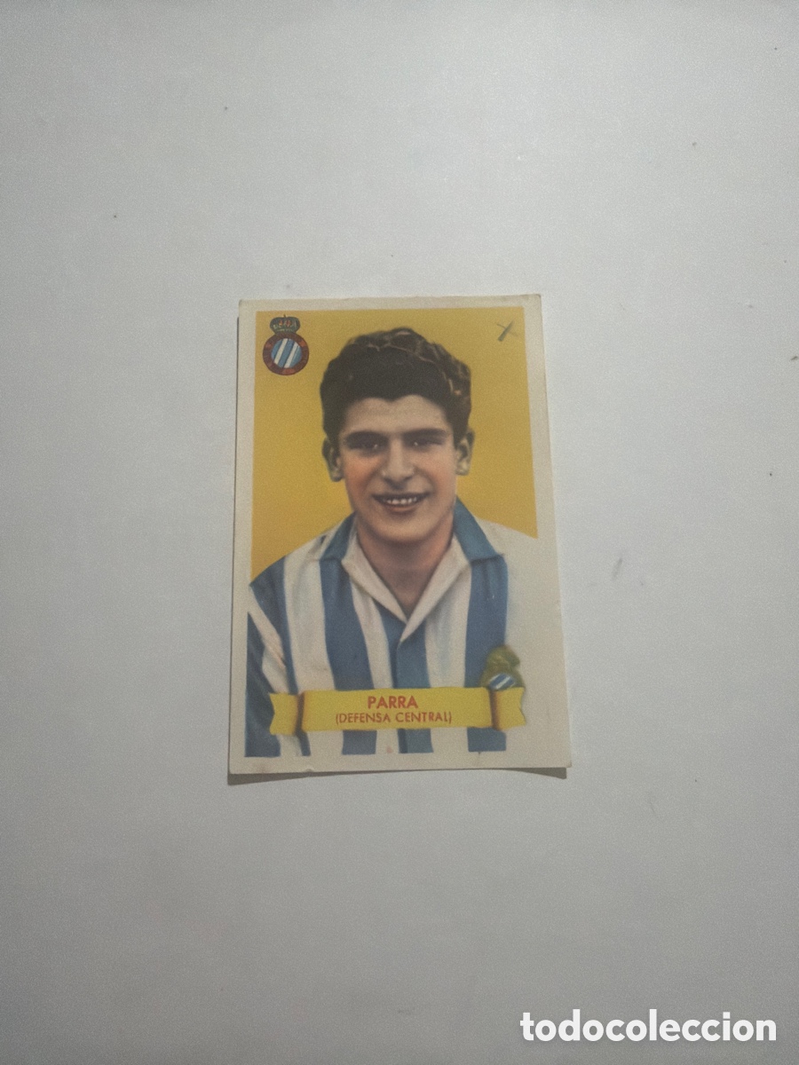 Coleccionismo cromos antiguos: F&uacute;tbol Bruguera 1949, Parra, Espa&ntilde;ol.