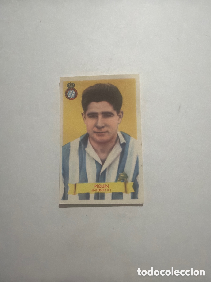 Coleccionismo cromos antiguos: F&uacute;tbol Bruguera 1949, Piquin, Espa&ntilde;ol.