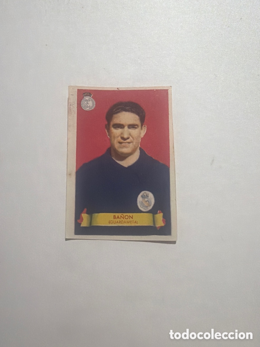 Coleccionismo cromos antiguos: F&uacute;tbol Bruguera 1949, Ba&ntilde;on, Espa&ntilde;ol.