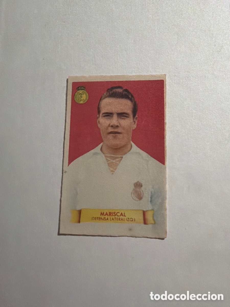 Coleccionismo cromos antiguos: F&uacute;tbol Bruguera 1949, Mariscal, Real Madrid.