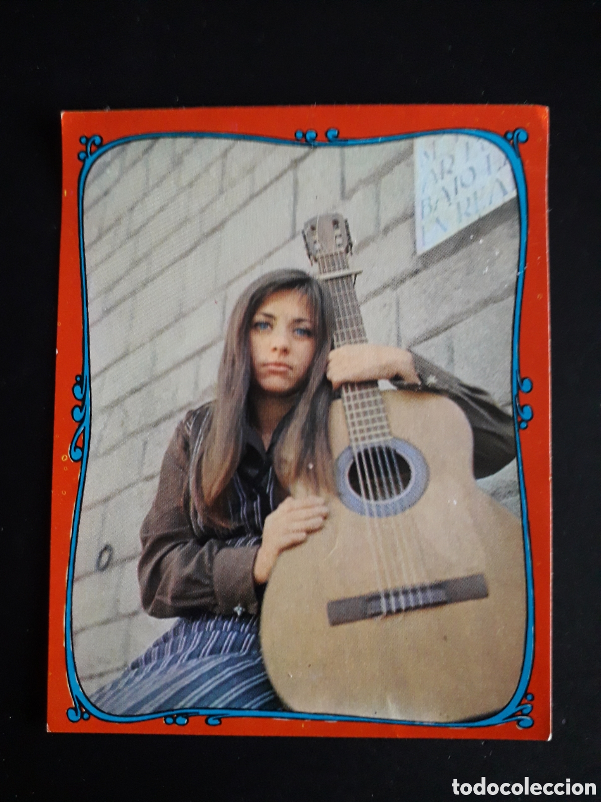 Coleccionismo cromos antiguos: MARI TRINI, FAMOSOS DEL DISCO N&deg; 74 ORLA ROJA ESTE 1968 DESPEGADO, PEDIDO M&Iacute;NIMO 3&euro;