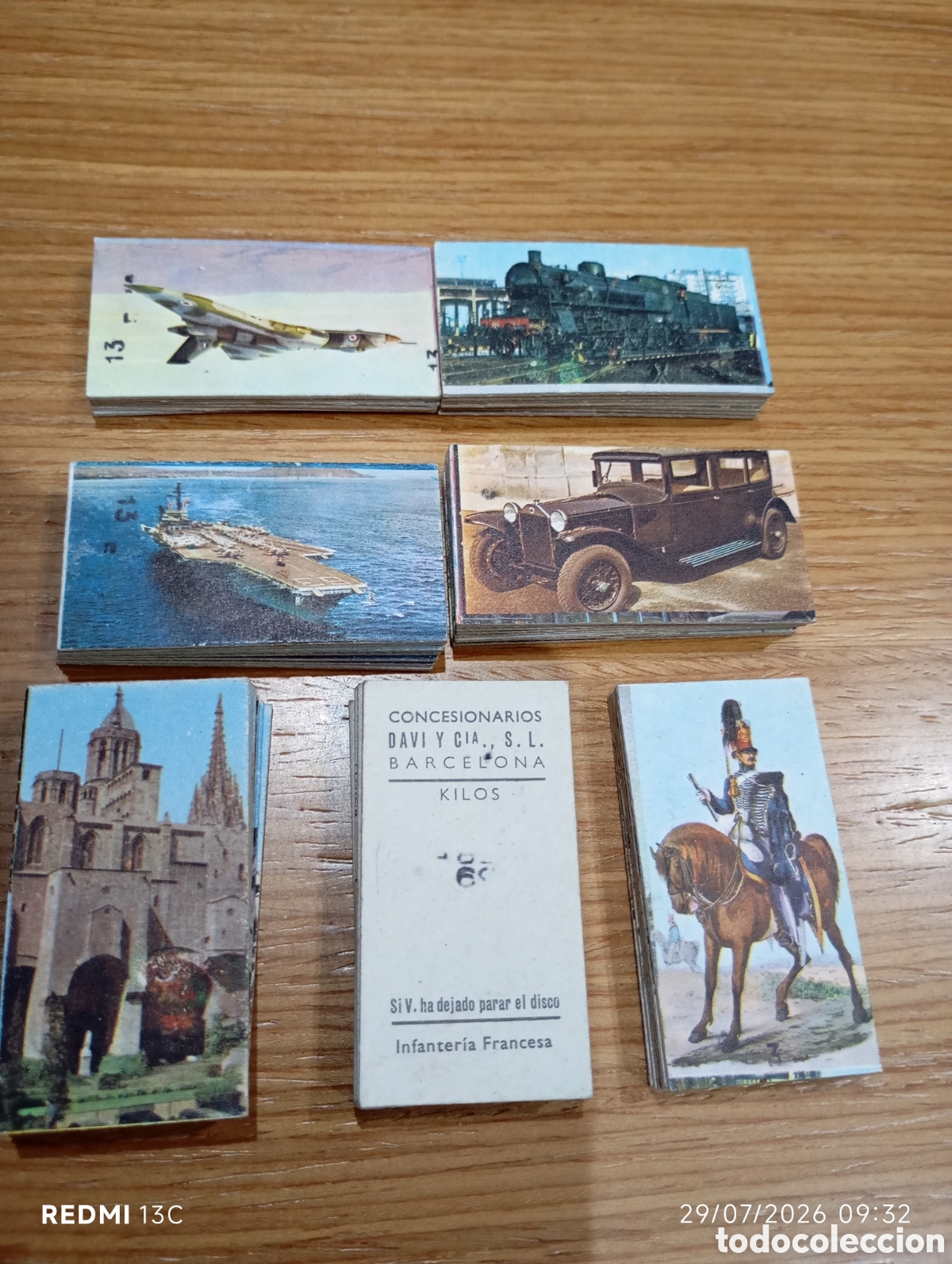 Coleccionismo cromos antiguos: lote 72 cromos concesionario David y cia