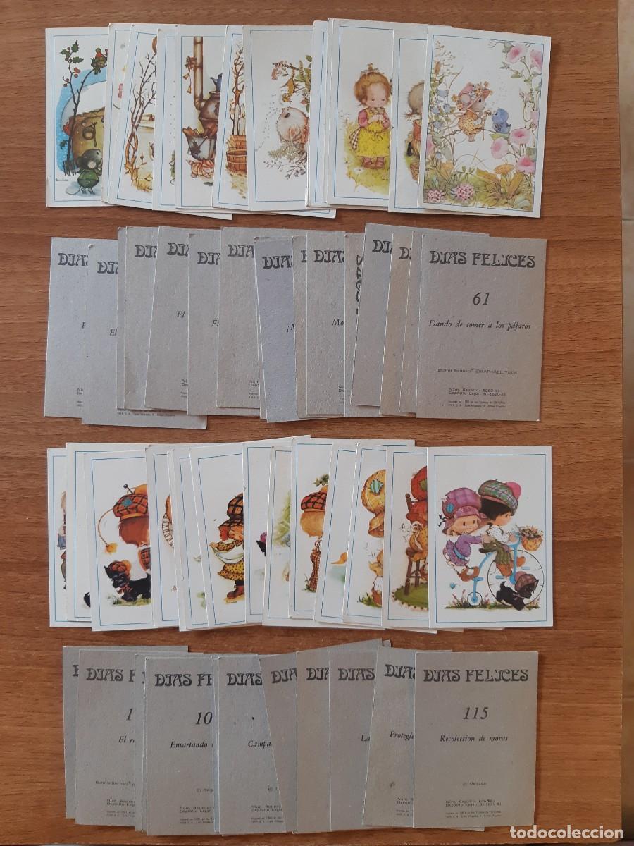 Coleccionismo cromos antiguos: LOTE 57 CROMOS DIFERENTES COLECCI&Oacute;N D&Iacute;AS FELICES ED. FHER 1981. NUNCA PEGADOS, SIN PEGAR
