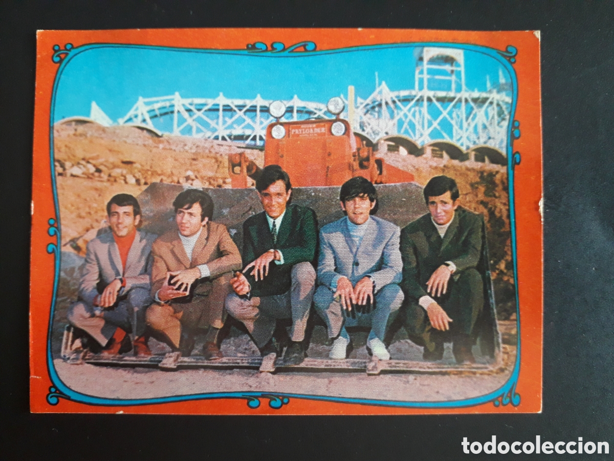 Coleccionismo cromos antiguos: LOS MUSTANG, FAMOSOS DEL DISCO N&deg; 148 ORLA ROJA ESTE 1968 DESPEGADO, PEDIDO M&Iacute;NIMO 3&euro;