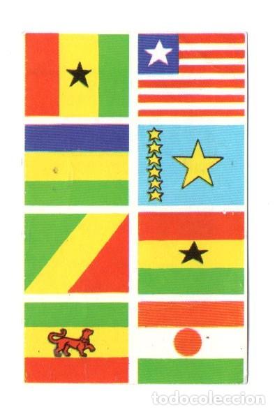 Coleccionismo cromos antiguos: CROMO N&ordm; 97- NUESTRO MUNDO, ATLAS ILUSTRADO BIMBO 1967, BANDERAS.