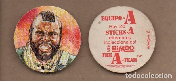 Coleccionismo cromos antiguos: ANTIGUO CROMO ADHESIVO BIMBO - EQUIPO A - THE A-TEAM. SIN PEGAR.
