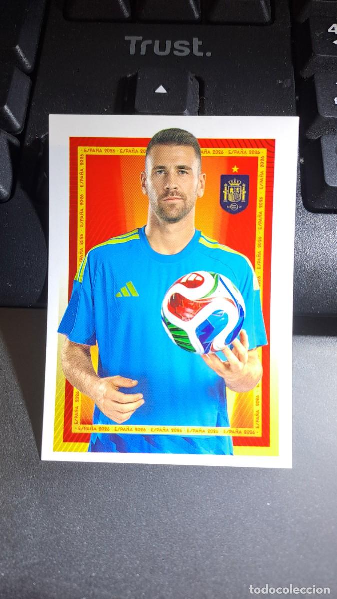 Coleccionismo cromos antiguos: CROMO UNAI SIMON 9 ESPA&Ntilde;A 2026 26 MUNDIAL SELECCION ESPA&Ntilde;OLA CARREFOUR PANINI NUNCA PEGADO