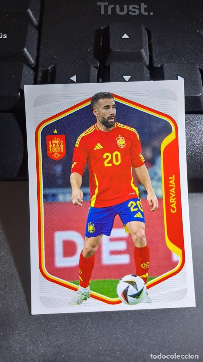 Coleccionismo cromos antiguos: CROMO CARVAJAL 16 ESPA&Ntilde;A 2026 26 MUNDIAL SELECCION ESPA&Ntilde;OLA CARREFOUR PANINI NUNCA PEGADO