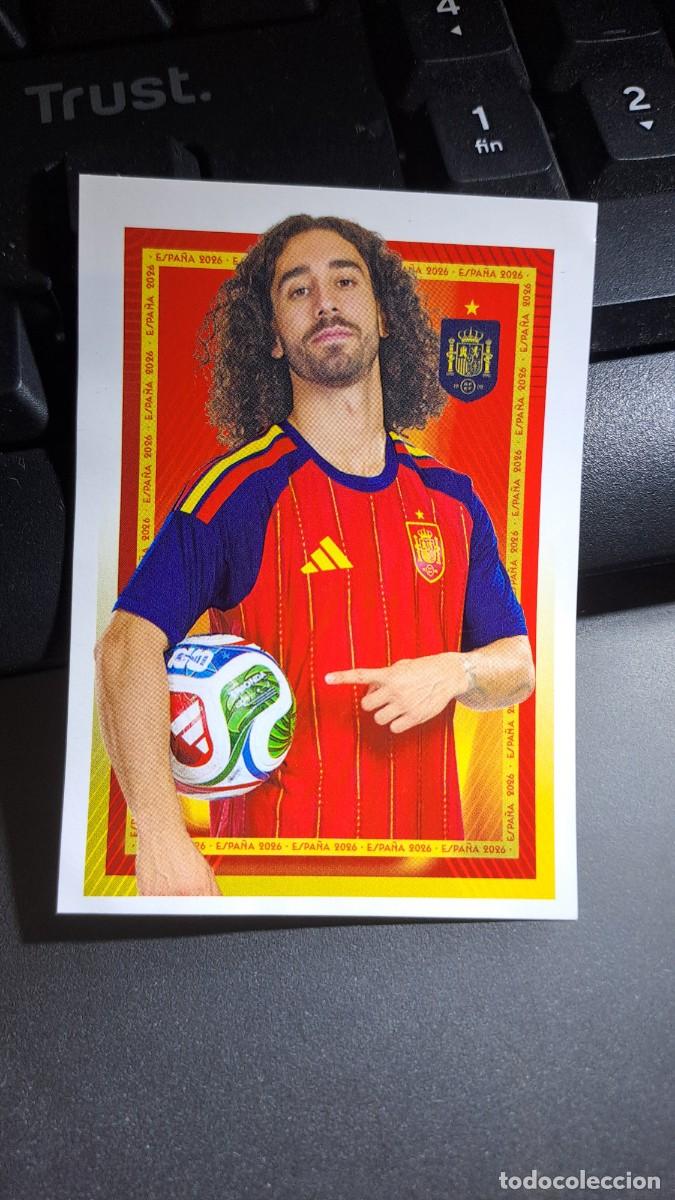 Coleccionismo cromos antiguos: CROMO CUCURELLA 27 ESPA&Ntilde;A 2026 26 MUNDIAL SELECCION ESPA&Ntilde;OLA CARREFOUR PANINI NUNCA PEGADO