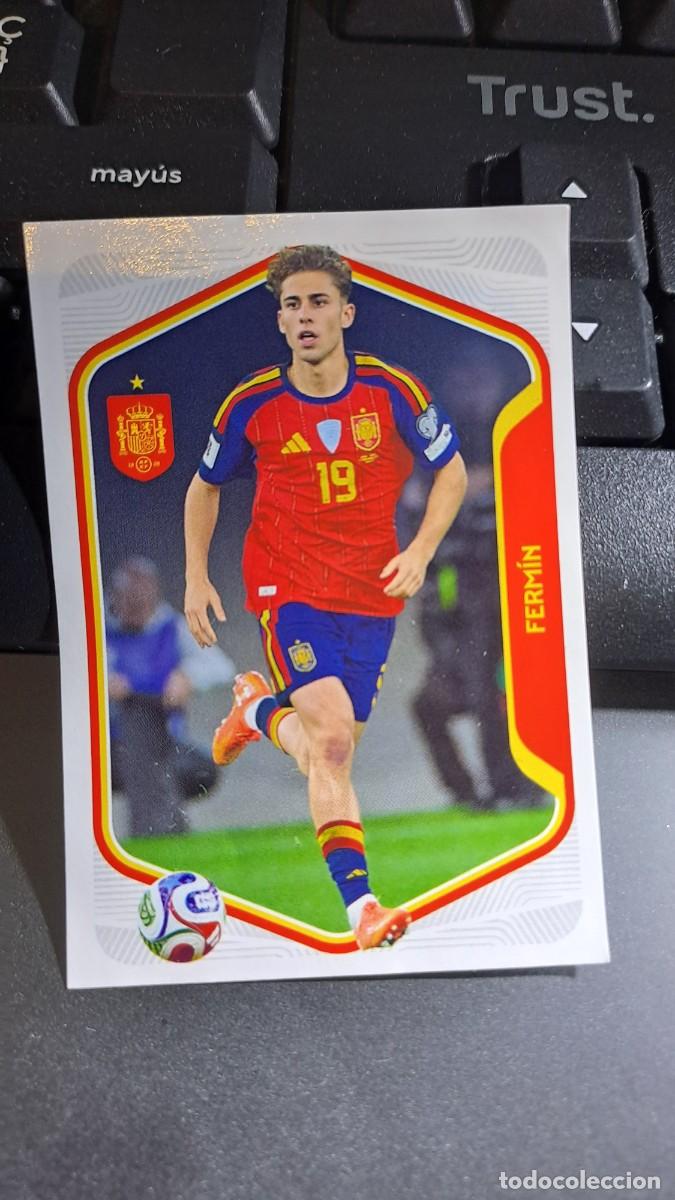 Coleccionismo cromos antiguos: CROMO FERMIN 46 ESPA&Ntilde;A 2026 26 MUNDIAL SELECCION ESPA&Ntilde;OLA CARREFOUR PANINI NUNCA PEGADO