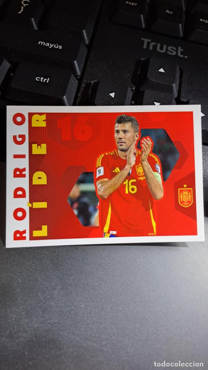 Coleccionismo cromos antiguos: CROMO RODRIGO LIDER 68 ESPA&Ntilde;A 2026 26 MUNDIAL SELECCION ESPA&Ntilde;OLA CARREFOUR PANINI NUNCA PEGADO