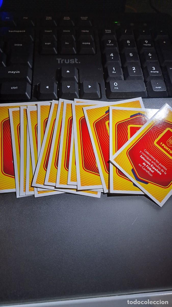 Coleccionismo cromos antiguos: CROMO LOTE DE 15 PUNTOS 1 PUNTO ESPA&Ntilde;A 2026 26 MUNDIAL SELECCION ESPA&Ntilde;OLA CARREFOUR PANINI NUNCA PE