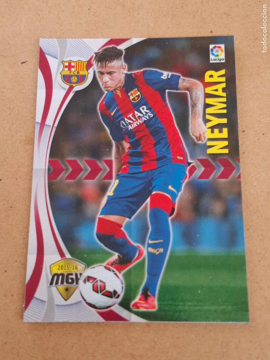 Coleccionismo cromos antiguos: MEGACRACKS 2015 2016 15 16 - PANINI - 74 NEYMAR - FC. BARCELONA CP8