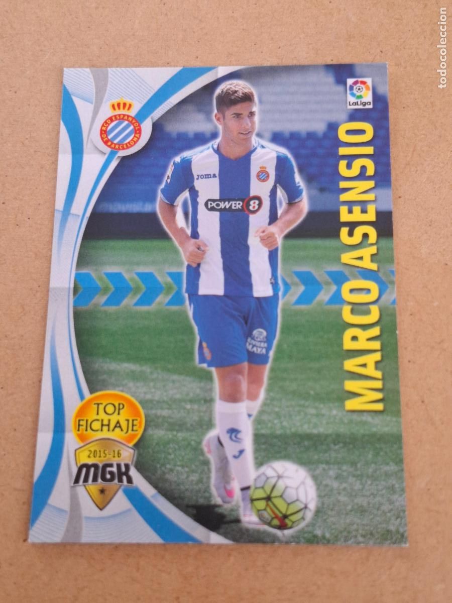 Coleccionismo cromos antiguos: MEGACRACKS 2015 2016 15 16 - PANINI - 213 MARCO ASENSIO - RCD. ESPANYOL CP8