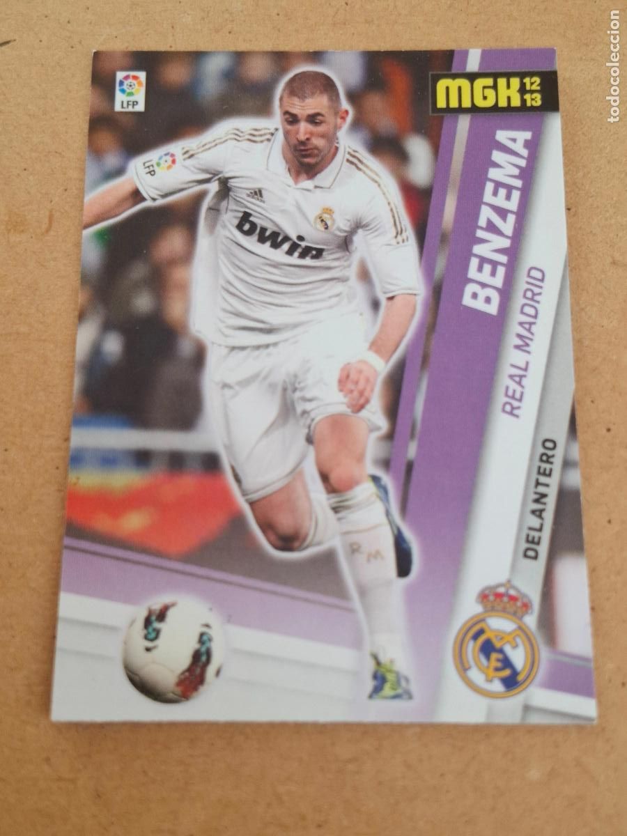 Coleccionismo cromos antiguos: MEGACRACKS 2012 2013 12 13 - PANINI - 198 BENZEMA - REAL MADRID CP8