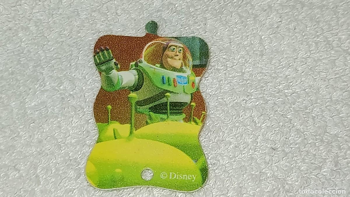 Coleccionismo cromos antiguos: BIMBO : ANTIGUO CROMO TROQUELADO DOBLE TOY STORY DIVER ALBUM DISNEY PIXAR SIN PEGAR A&Ntilde;OS 90