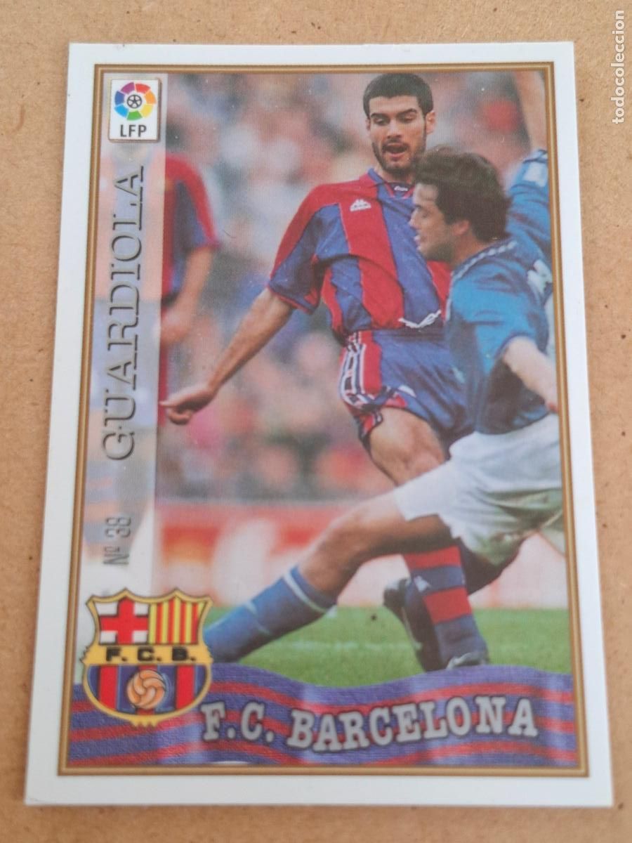 Coleccionismo cromos antiguos: MUNDICROMO 97 98 1997 1998 - 38 GUARDIOLA - FC. BARCELONA - CP8