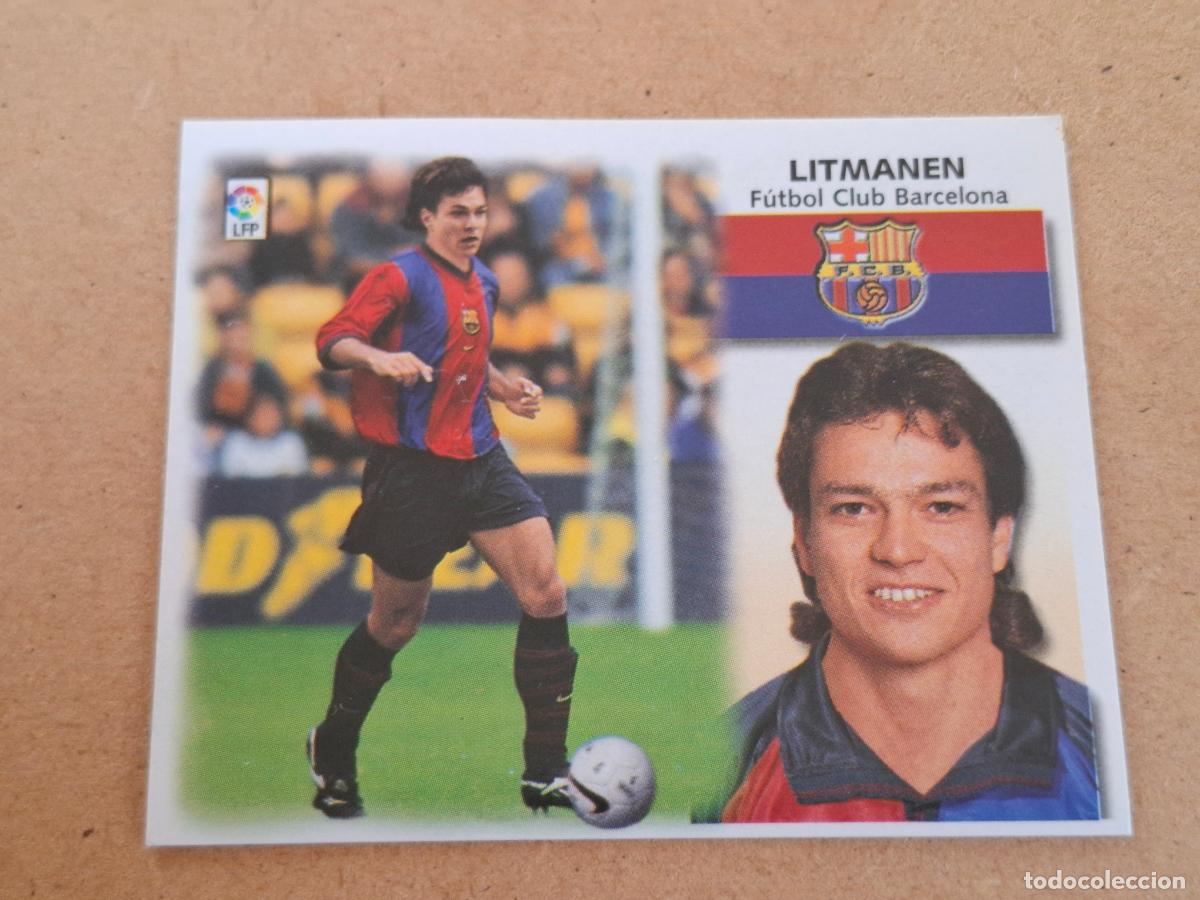 Coleccionismo cromos antiguos: ESTE 99 00 1999 2000 - LITMANEN - FC. BARCELONA ( NUNCA PEGADO ) CP8