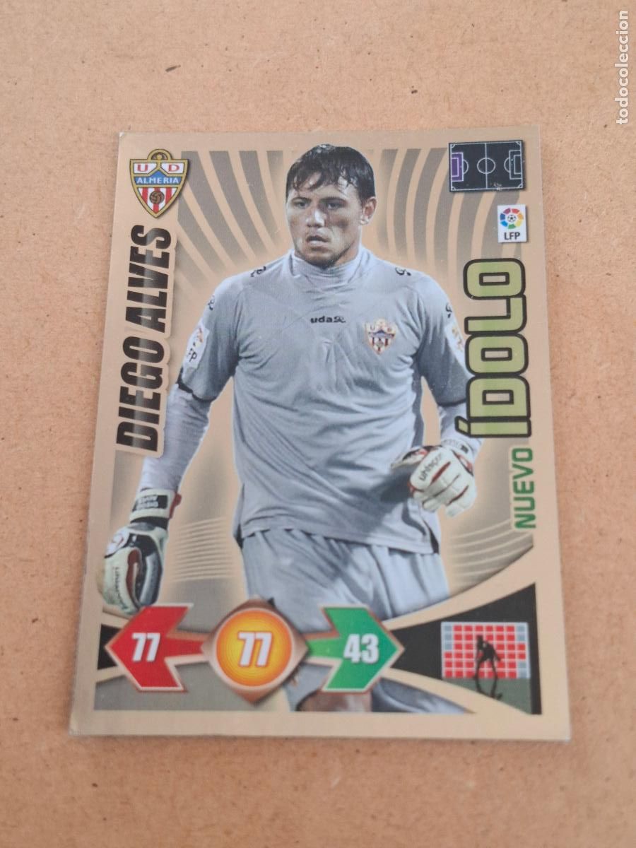 Coleccionismo cromos antiguos: ADRENALYN 2009 2010 09 10 - PANINI - DIEGO ALVES ( NUEVO &Iacute;DOLO ) - U.D. ALMER&Iacute;A 227