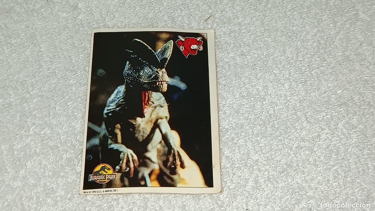 Coleccionismo cromos antiguos: ANTIGUO CROMO JURASSIC PARK N&ordm; 7 REGALO PROMOCIONAL QUIESITOS LA VACA QUE RIE A&Ntilde;OS 90