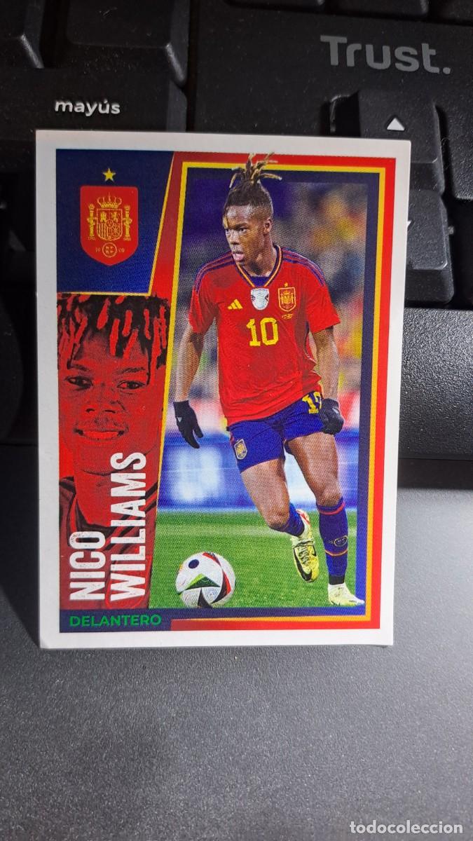 Coleccionismo cromos antiguos: CROMO 29 NICO WILLIAMS 29 ESPA&Ntilde;A VAMOS SELECCION 29 SELECCION ESPA&Ntilde;OLA EURO 2024 CARREFOUR PANINI