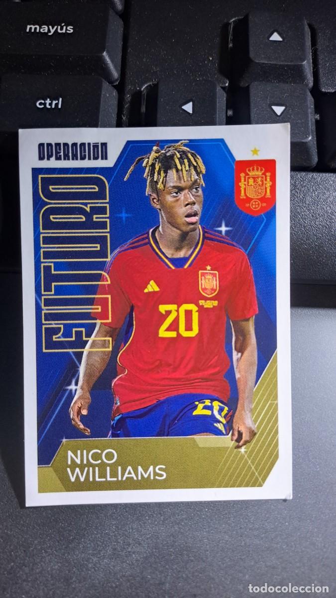 Coleccionismo cromos antiguos: CROMO NICO WILLIAMS 70 FUTURO ESPA&Ntilde;A VAMOS SELECCION SELECCION 70 ESPA&Ntilde;OLA EURO 2024 CARREFOUR PANIN