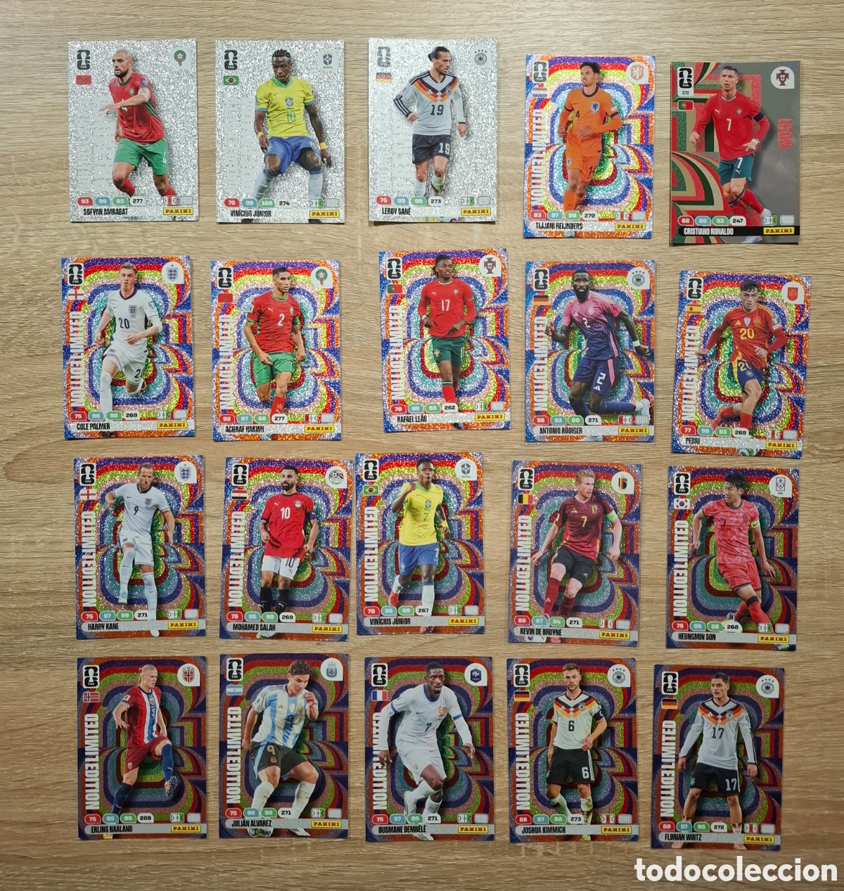 Coleccionismo cromos antiguos: Lote 20 edici&oacute;n limitada adrenalyn mundial 2026