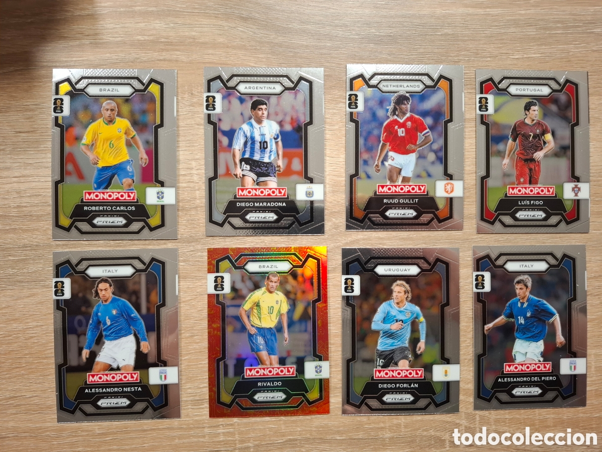 Coleccionismo cromos antiguos: Prizm Monopoly Football Leyendas Maradona