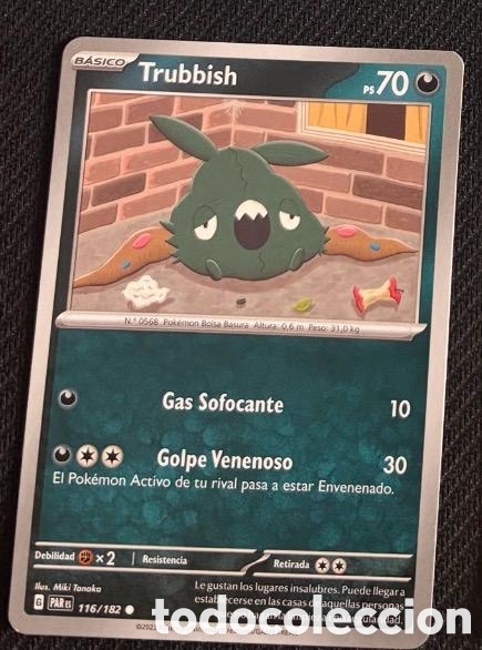 Coleccionismo cromos antiguos: 116/182 Trubbish carta pokemon TCG