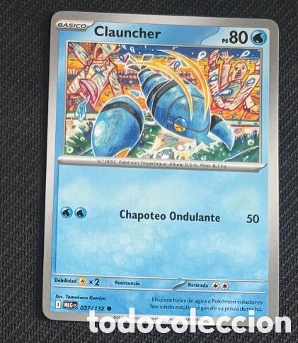 Collectionnisme Cartes &agrave; collectionner anciennes: 037/132 Clauncher carta pokemon TCG