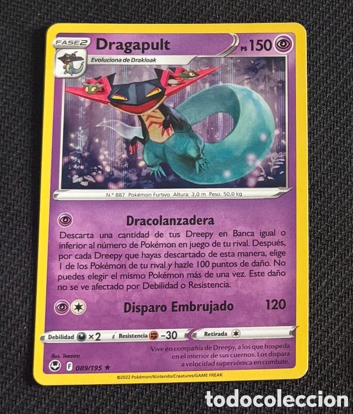 Coleccionismo cromos antiguos: 089/195 Dragapult carta pokemon TCG