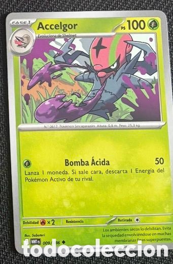 Coleccionismo cromos antiguos: 009/086 Accelgor carta pokemon TCG